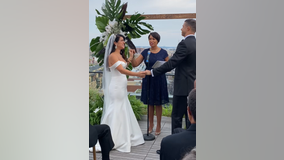 VIDEO: DC Mayor Bowser officiates large wedding after new indoor mask mandate