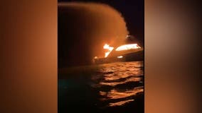 Ocean City firefighters rescues 7 from burning boat