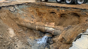 Road closures continue after Silver Spring water main break