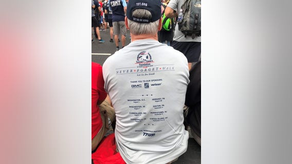 Brother of fallen 9/11 firefighter begins walking 500+ miles to mark 20th anniversary
