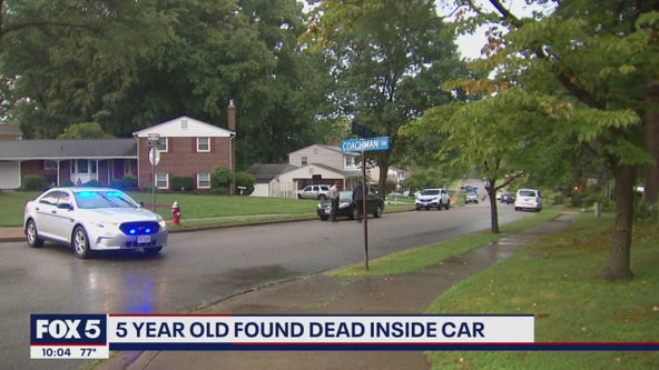 Fairfax County police believe it was a 'terrible accident' after 5-year-old found dead in car