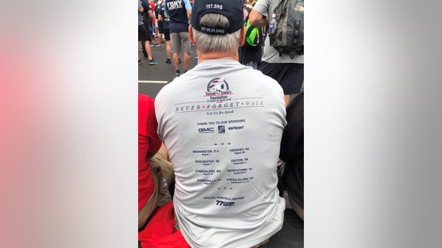 Brother of fallen 9/11 firefighter begins walking 500+ miles to mark 20th anniversary