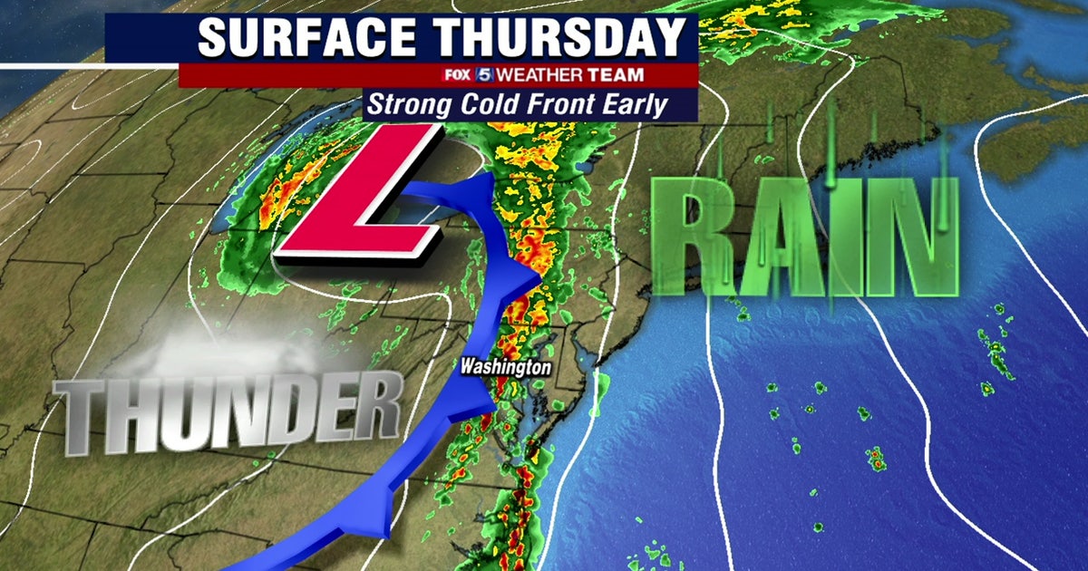 Heavy rain and thunderstorms Thursday impact morning commute across DC ...