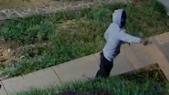 Suspect caught on camera shooting into DC home, fleeing scene