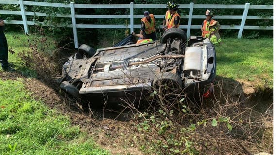 Driver flipped car while handling cell phone: Stafford County sheriff’s office