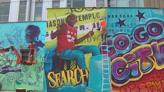 Northwest DC mural celebrates city’s Go-Go music history