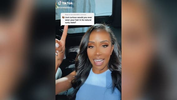 FOX 5's Jeannette Reyes celebrates natural hair live on air after viral TikTok