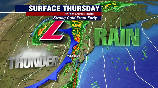 Heavy rain and thunderstorms Thursday impact morning commute across DC region
