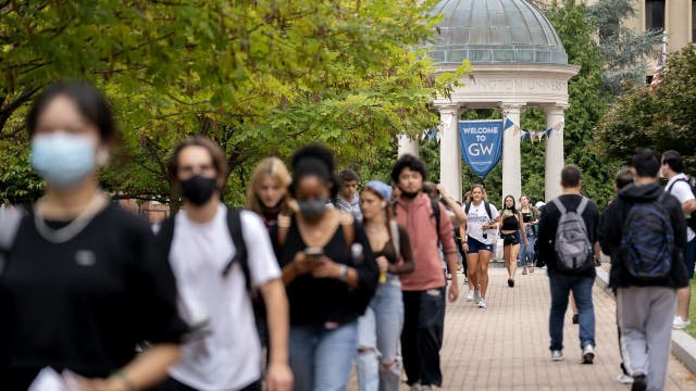 George Washington University requiring visitors to show proof of vaccination, negative COVID test