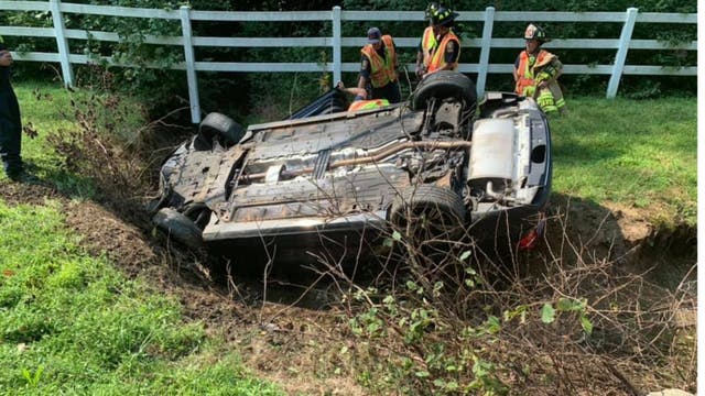 Driver flipped car while handling cell phone: Stafford County sheriff’s office