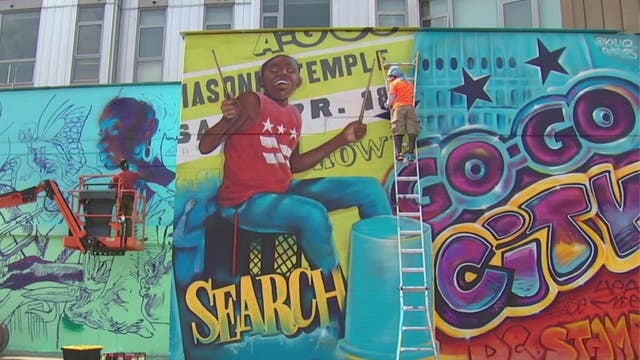 Northwest DC mural celebrates city’s Go-Go music history