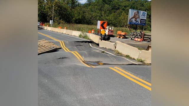 Maryland crews making emergency repairs on 355 in Urbana