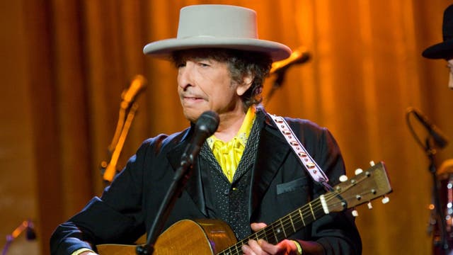 Bob Dylan performing at The Anthem in December