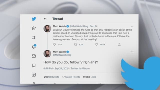 Tennessee blogger, podcaster says he's leasing a Loudoun County home in order to speak at BOE meeting