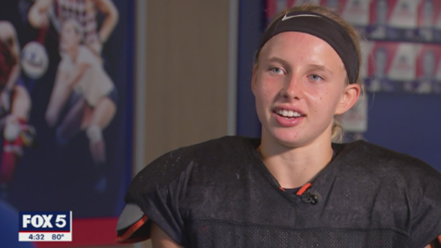 She’s got game: Haley Van Voorhis making history as defensive back at Shenandoah University