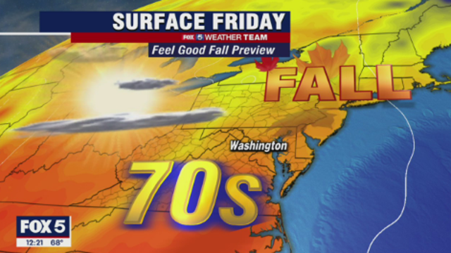 Cool, clear Friday heading into mild Labor Day weekend