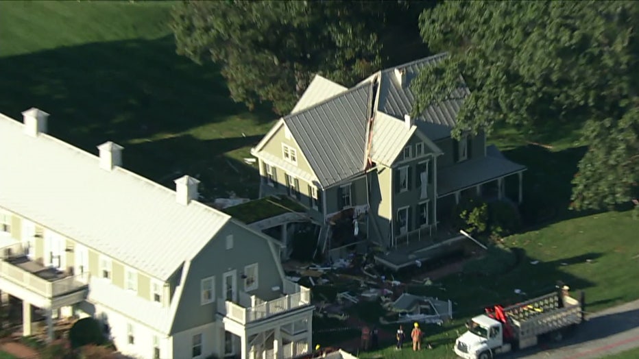 Explosion Damages Landscaping Company, Laytonsville Landscaping Inc