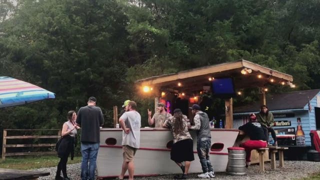 First on FOX 5: Beloved Prince William County boat bar set up in yard