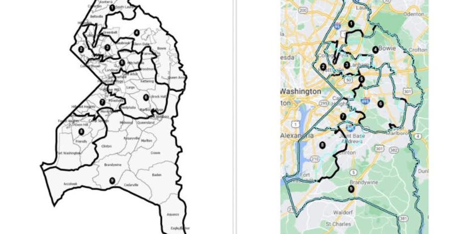 Prince George S County District Map New Prince George's County Redistricting Map Fails To Satisfy Critics