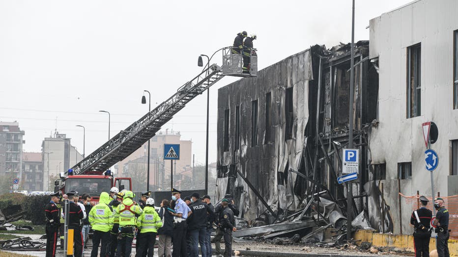 Plane accident in San Donato, Milan