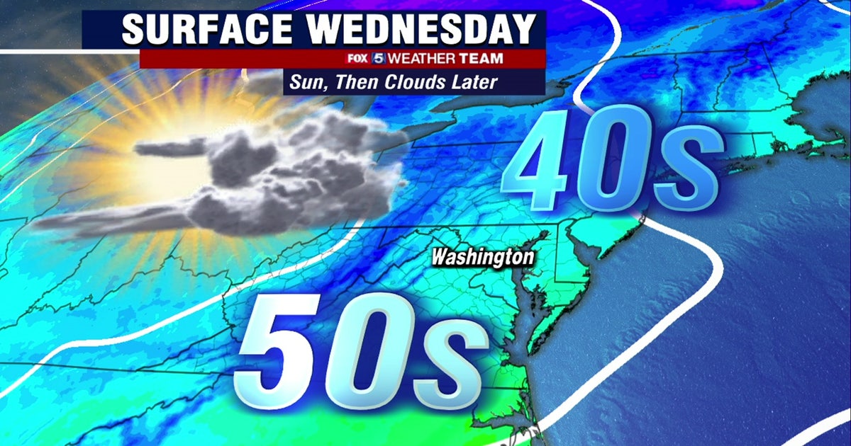 Chilly, frosty Wednesday with highs in the low-50s | FOX 5 DC