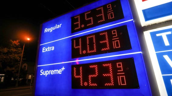 Gas prices dropping below national average in Virginia, Maryland