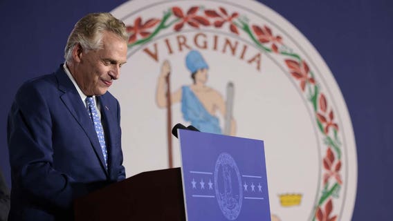 Terry McAuliffe concedes Virginia governor’s race to Glenn Youngkin