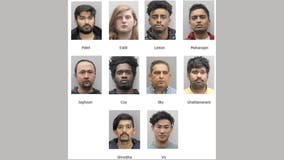 10 men arrested in Fairfax County for attempting to solicit sex from minors