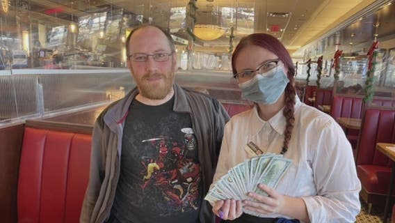 Server at Maryland diner gets $4K tip; second time at same diner in a week