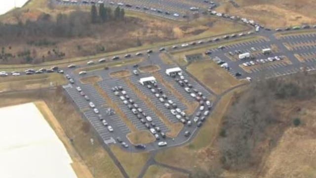 Video shows extremely long wait times at Virginia COVID testing site