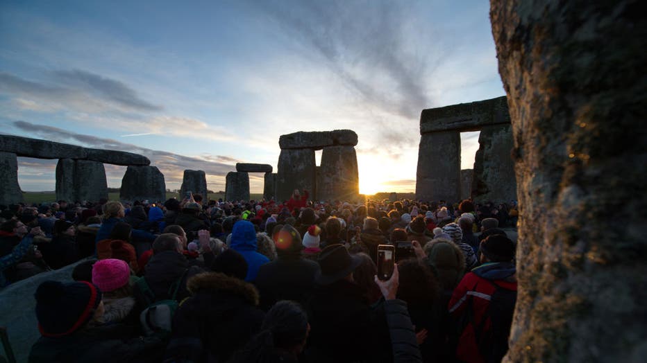1aacb839-Winter Solstice Is Celebrated At Stonehenge