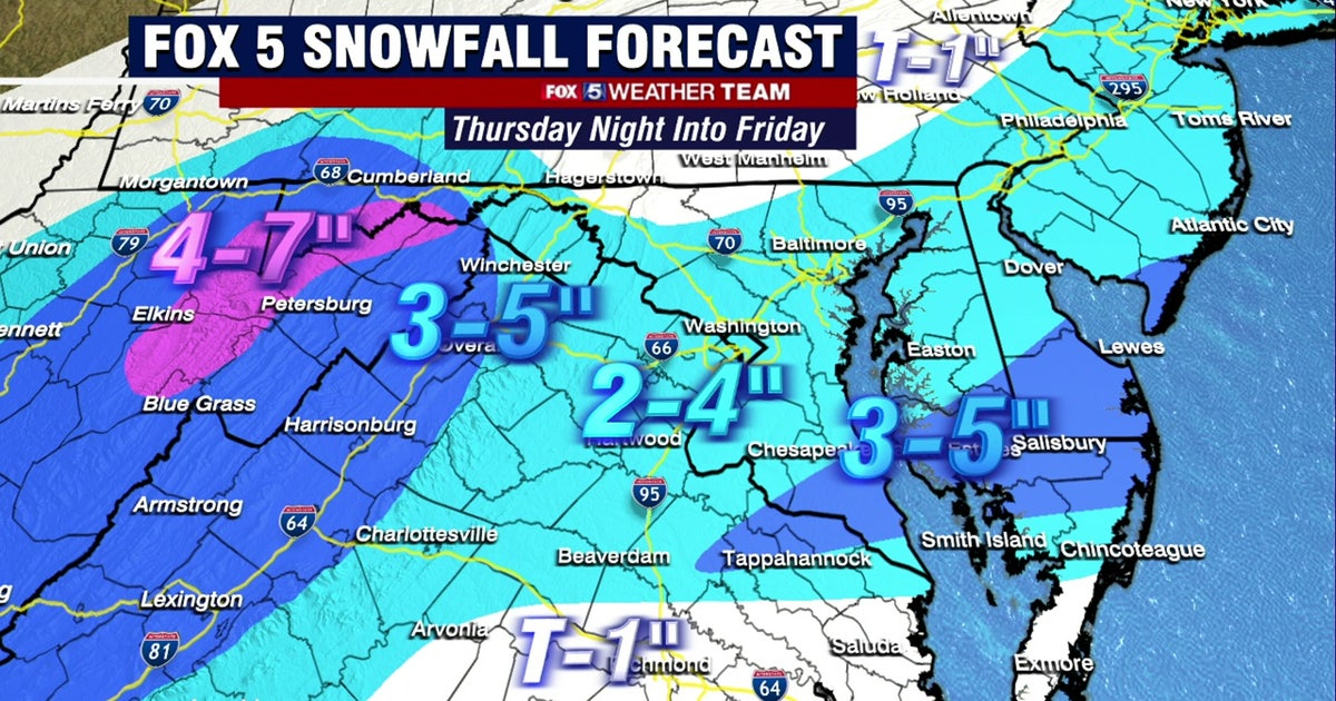 SNOWSTORM FORECAST: More snow on the way for DC region | FOX 5 DC