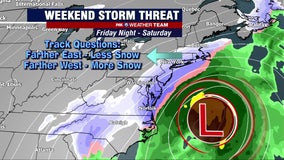 DC Snow Forecast: Tracking weekend winter storm threat that could impact region Friday into Saturday