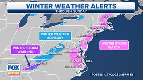 40 million Americans under winter storm watch ahead of weekend nor'easter