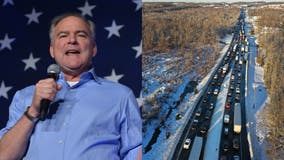 Virginia Sen. Tim Kaine speaks to FOX 5 after being stuck on I-95 for 27 hours