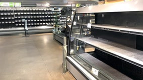 Empty grocery store shelves common sight across DMV as winter weather looms