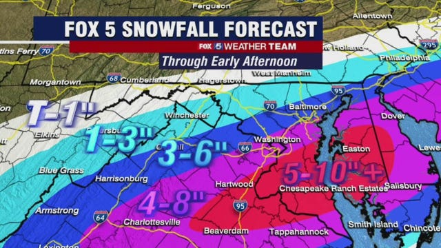 Winter Storm Warning: DC area snow brings messy commutes, power outages and school cancellations