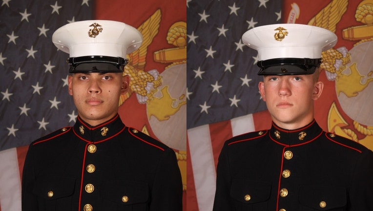 Dept. of Defense identifies two Marines killed in a crash
