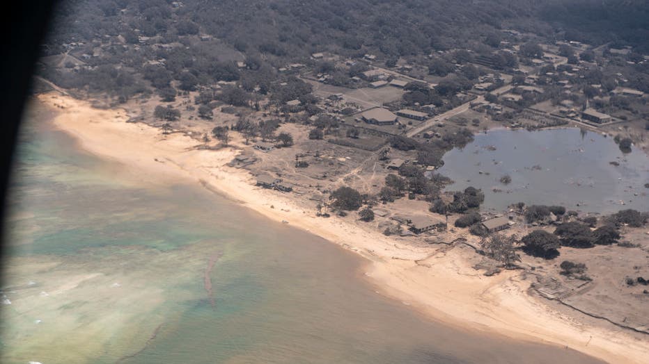 Views Of Tonga Following Volcanic Eruption And Tsunami