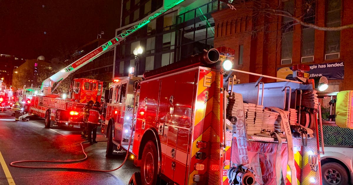 Firefighters rescue man from burning apartment in northeast DC | FOX 5 DC
