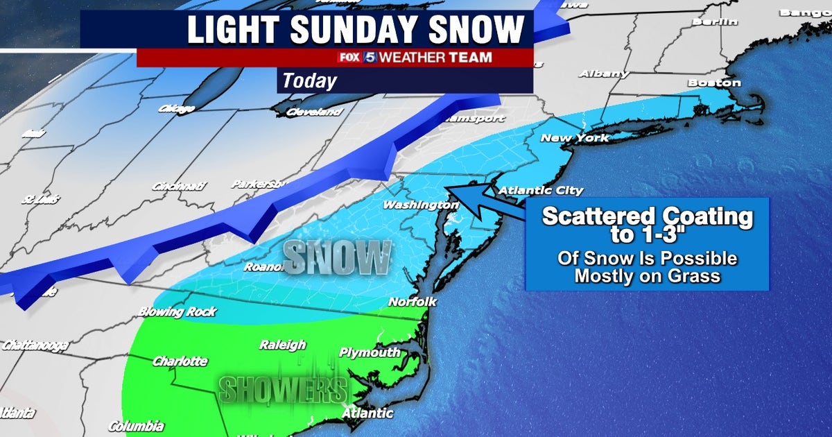 WINTER WEATHER UPDATE: Snow hits the DC region Sunday | FOX 5 DC