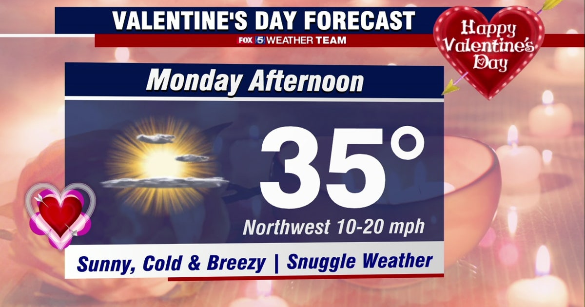 Valentine’s Day snow showers move across DC region; chilly temps in the ...