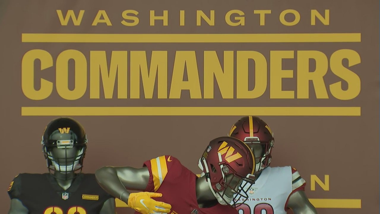 uniforms washington commanders