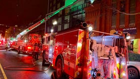 Firefighters rescue man from burning apartment in northeast DC