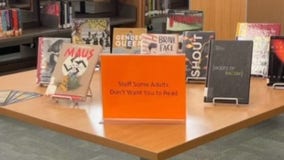 Controversial sign spotted in Langley High School library