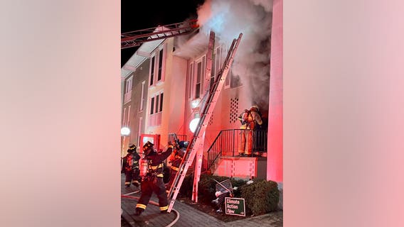 Two people hurt, including firefighter, in southwest DC house fire