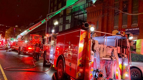 Firefighters rescue man from burning apartment in northeast DC