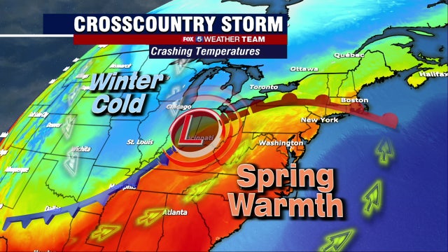 Warm, windy Thursday with highs near 70 degrees; PM gusty showers