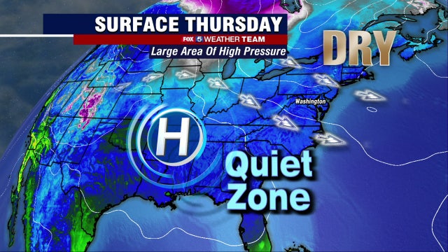 Sunny Thursday with highs in the 50s