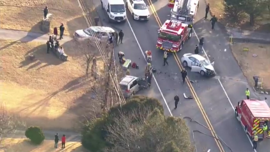 2-car crash leaves driver dead in Montgomery County